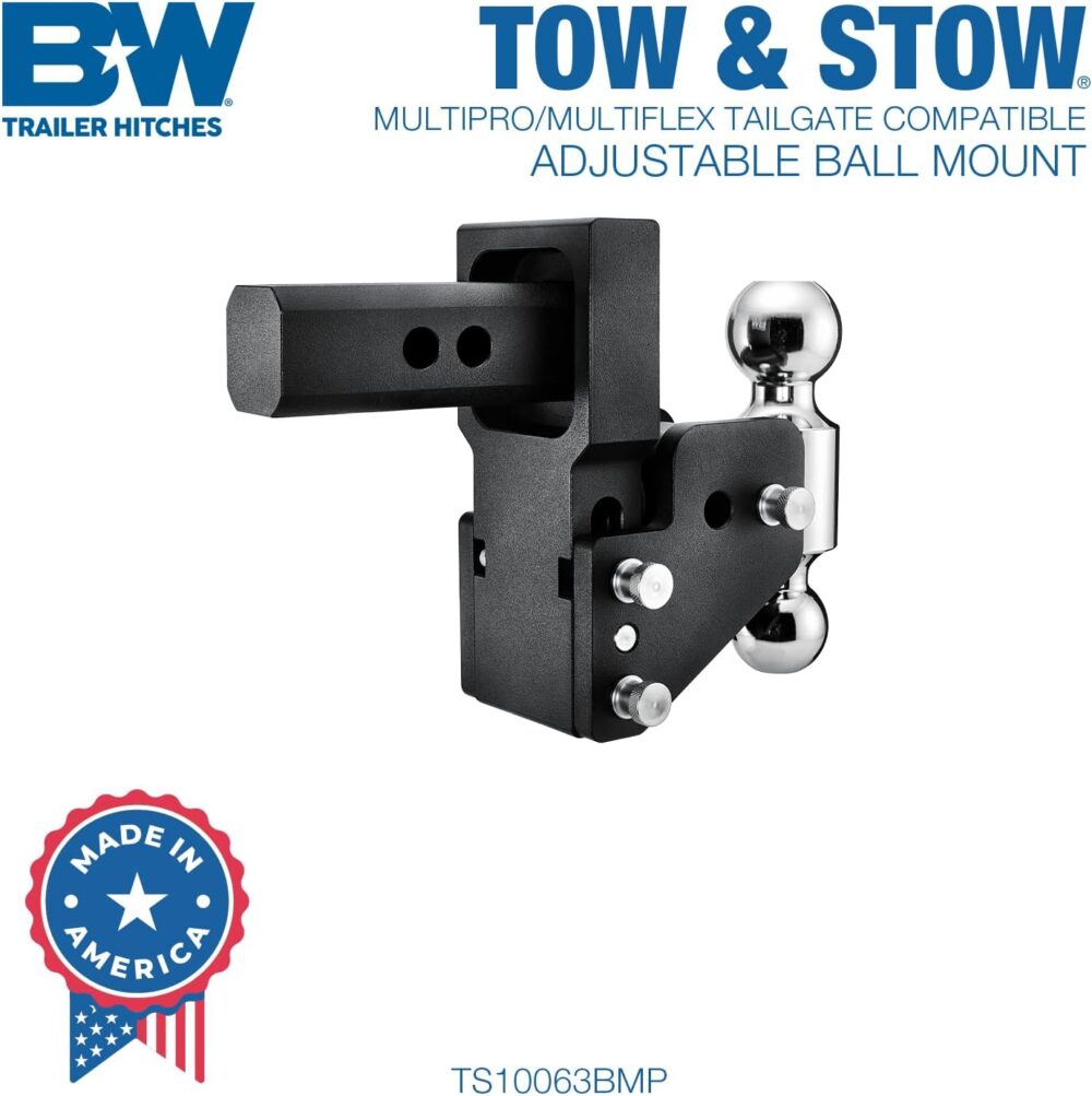 B&W Trailer Hitches MultiPro Ball Mount - TS10063BMP - Image 2