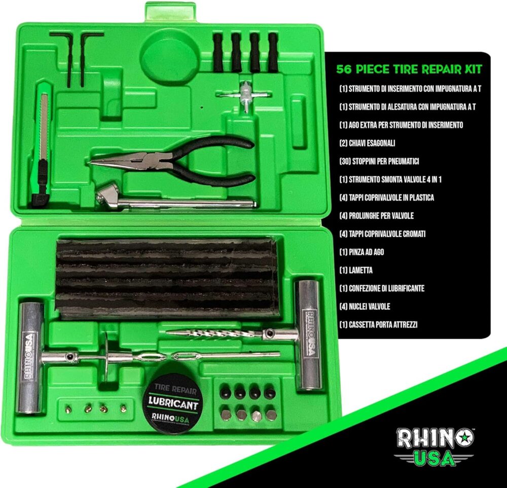 Rhino USA Tire Repair Kit (86-Piece) - Image 2