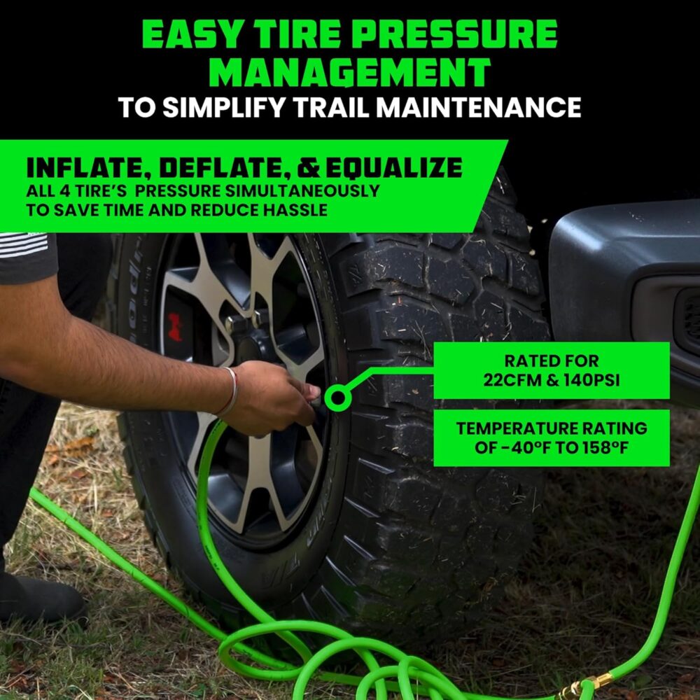 Rhino USA 4 Tire Inflation/Deflation System - Fits up to 155" Wheelbase - Image 2