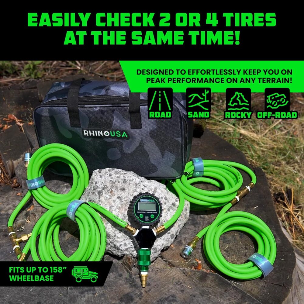 Rhino USA 4 Tire Inflation/Deflation System - Fits up to 155" Wheelbase - Image 3