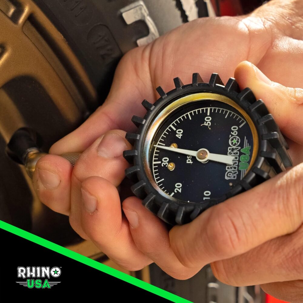 Rhino USA Adjustable Tire Deflators with Gauge (0-60psi) - Image 3