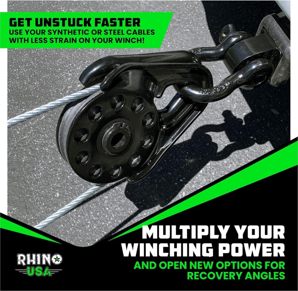 Rhino USA Snatch Block for Winch Recovery - Image 2