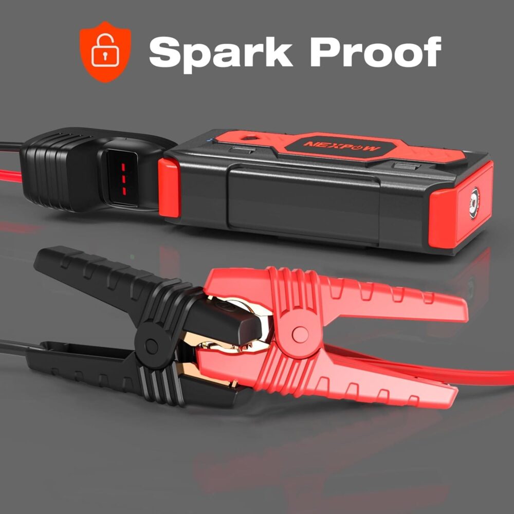 NEXPOW Battery Jump Starter 2500A Car Jump Starter - Image 3