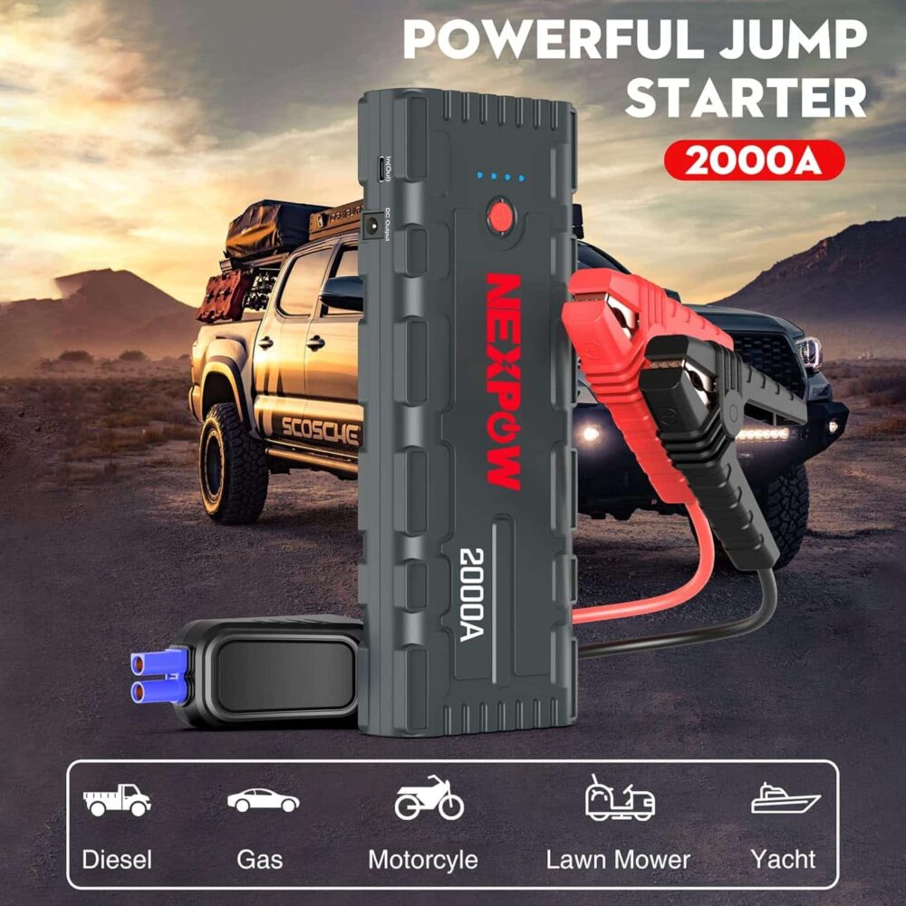 NEXPOW 2000A Peak Car Jump Starter - Image 2