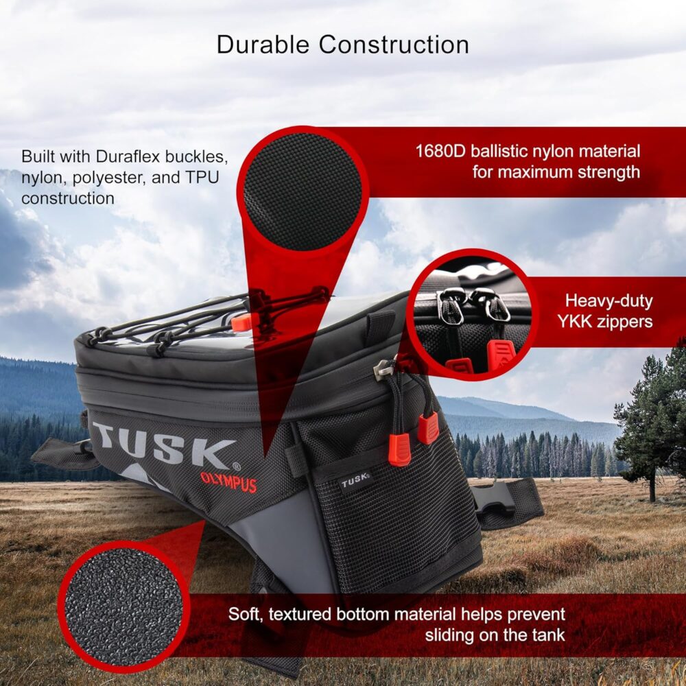 TUSK Olympus Tank Bag Small Black - Image 2